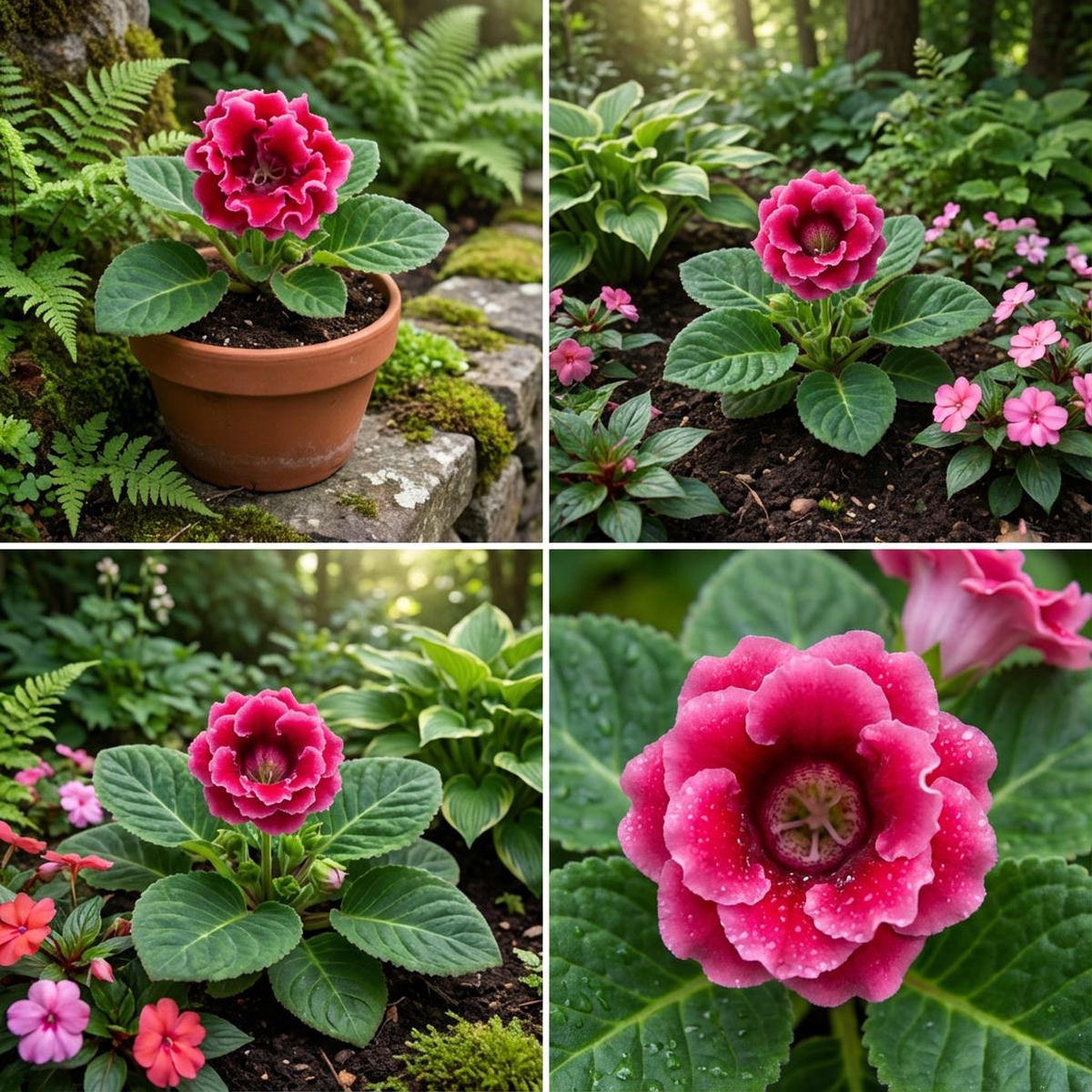 Pink Gloxinia Seeds for Planting – Perfect for Bonsai and Balcony Gardens