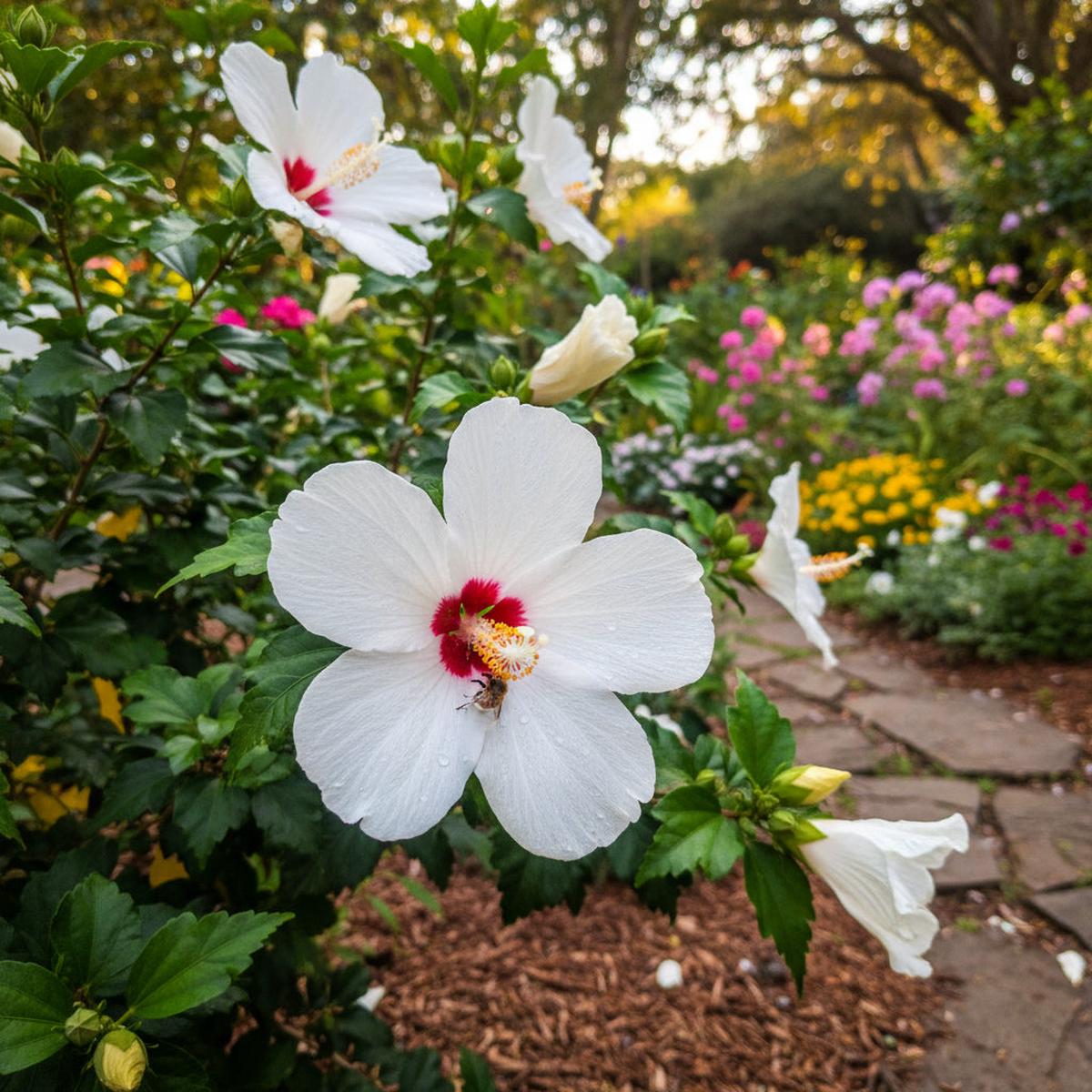 Planting White Hibiscus Seeds for Vibrant Garden Displays