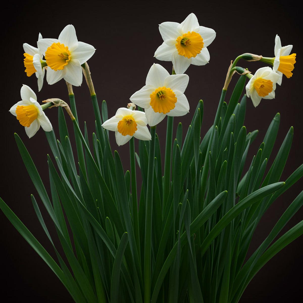 Grow Vibrant Narcissus Flower Seeds: Ideal for Lush Green and White Planting