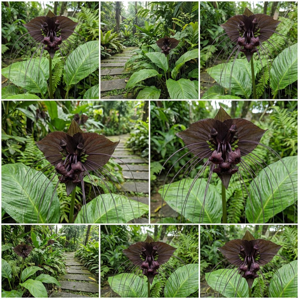 Black Tacca Chanteri Seeds – Exotic Planting Seeds