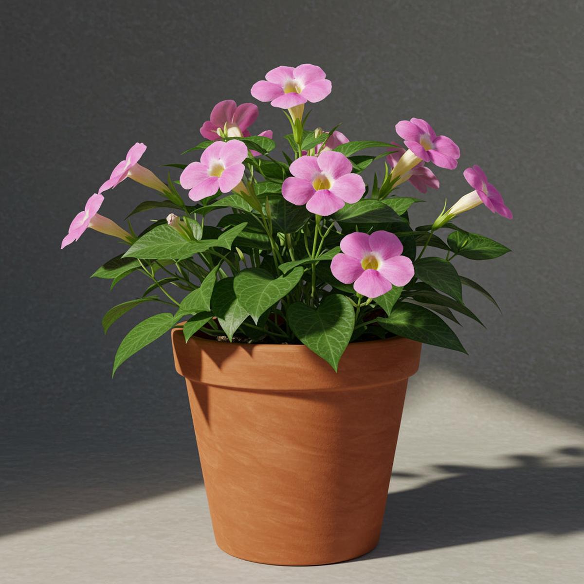Light Pink Thunbergia Flower Seeds for Planting
