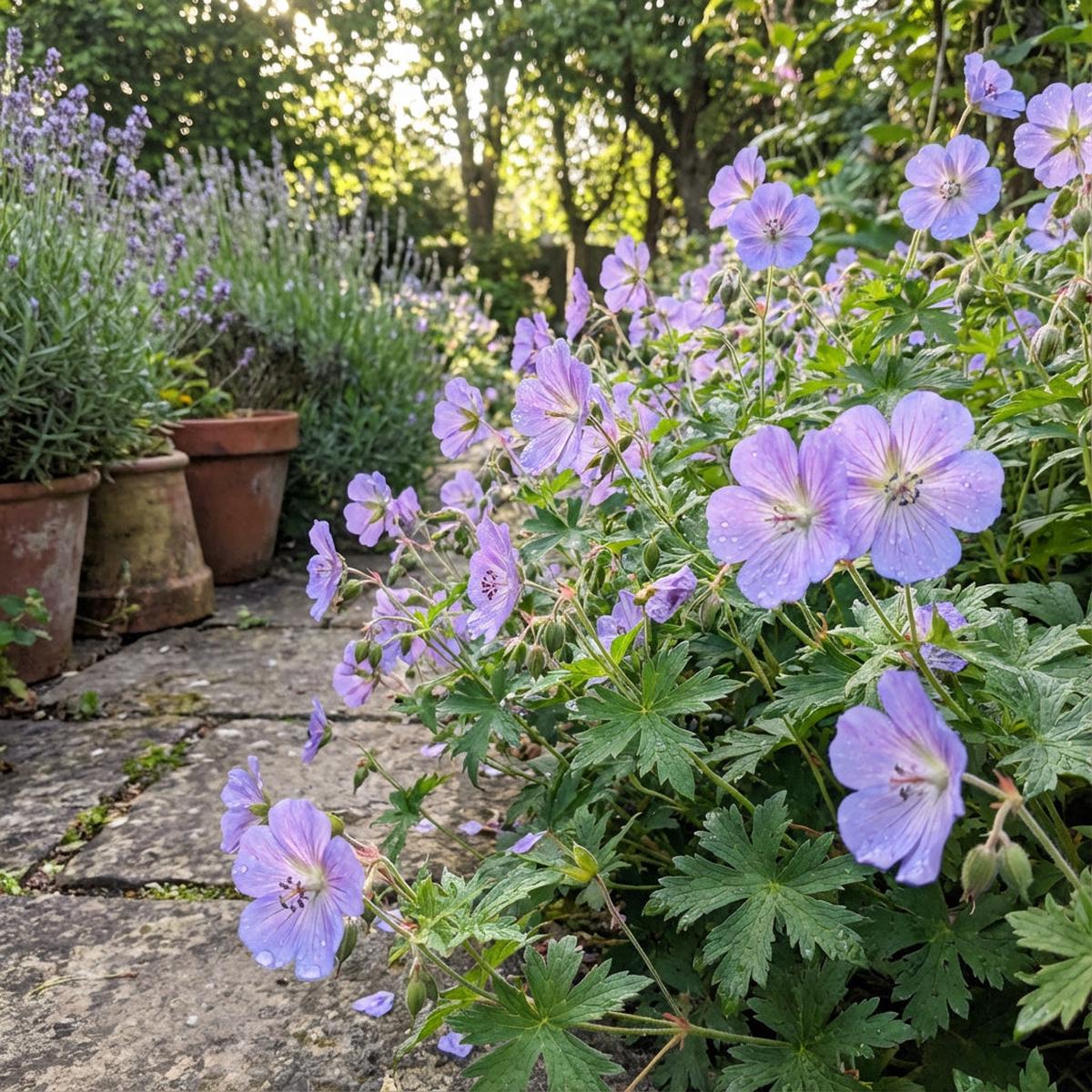 Light Purple Geranium Pelargonium Peltatum Seeds for Vibrant Planting Displays