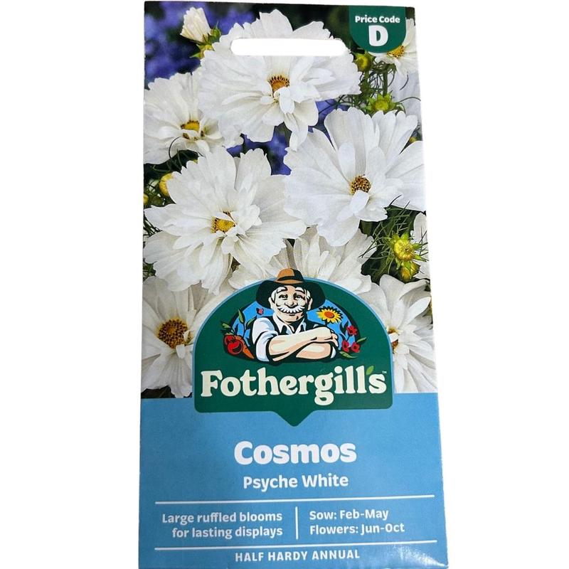 Mr Fothergill’s Cosmos Psyche White Seeds