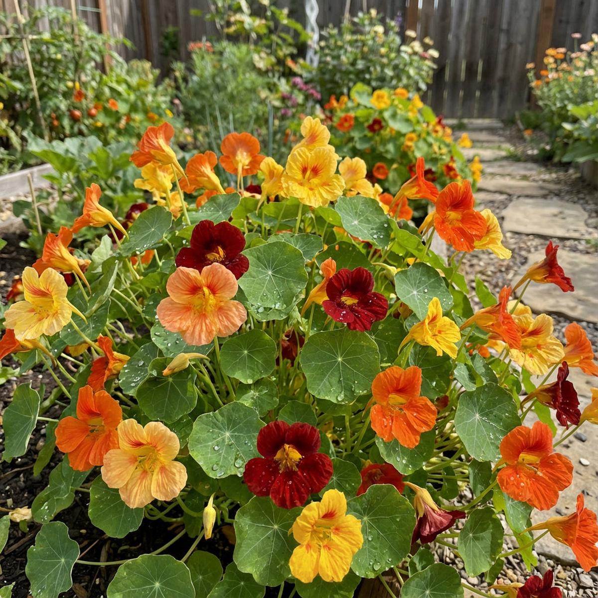 Mixed Tropaeolum Majus Flower Seeds for Planting