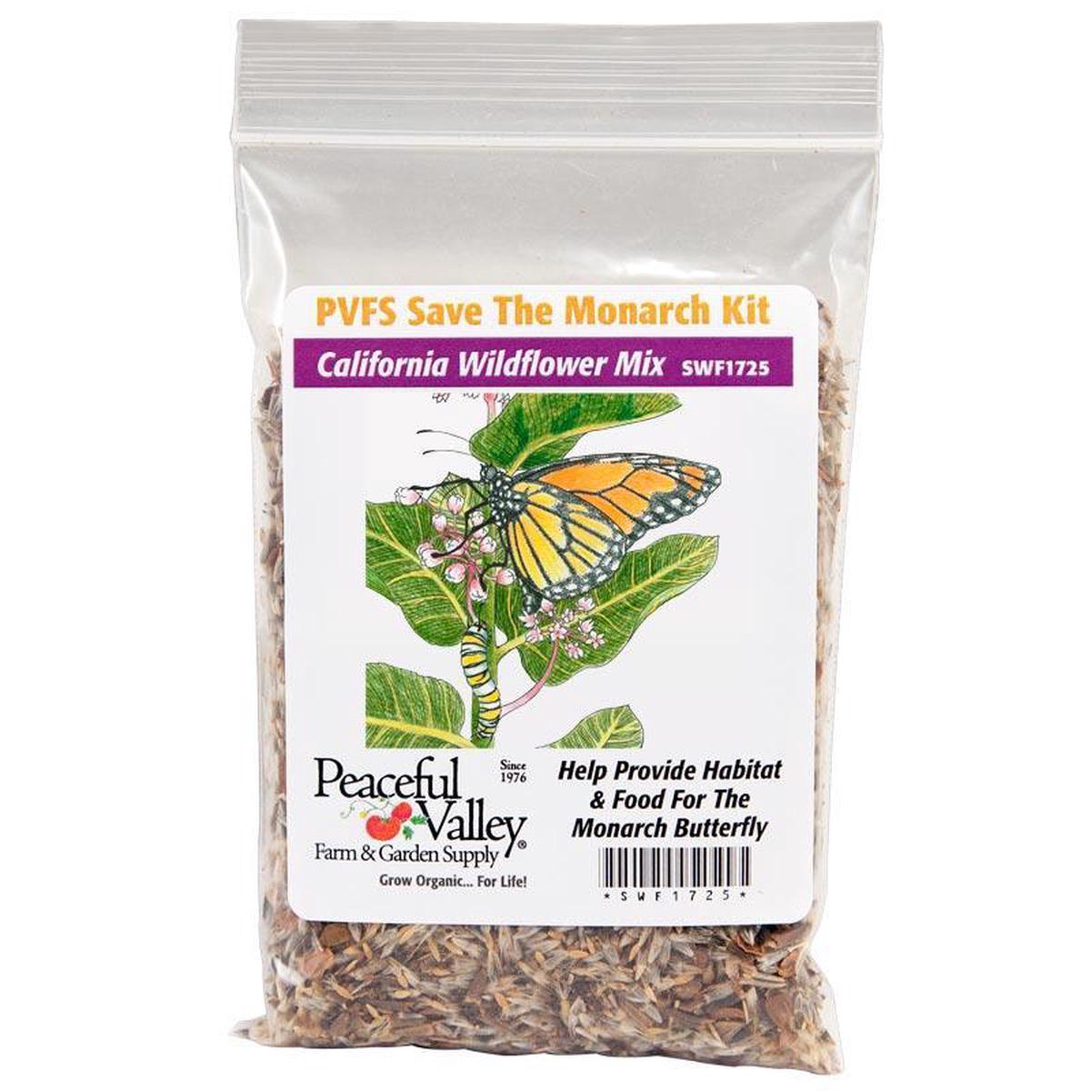 Peaceful Valley Save the Monarch Kit – California (1/8 lb)