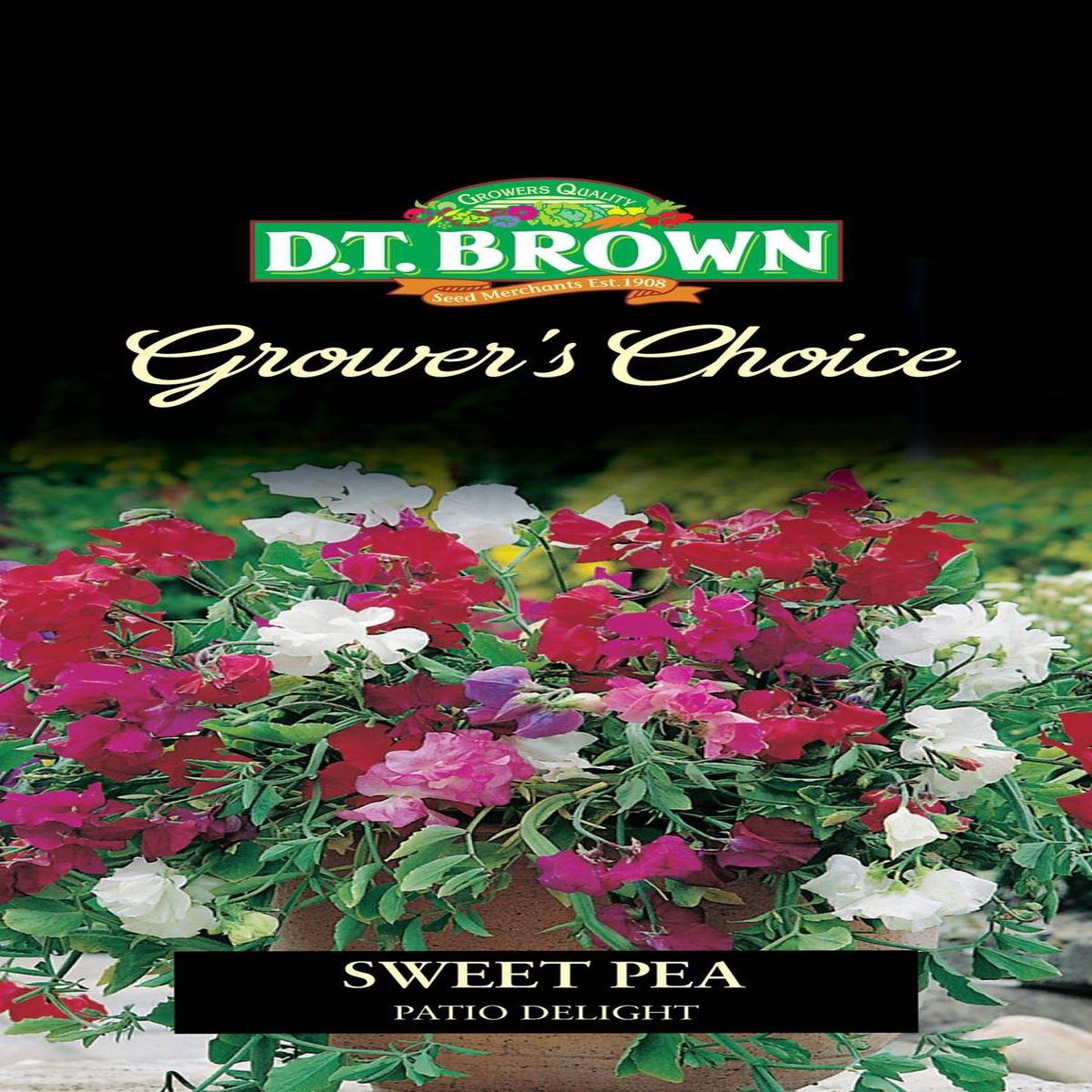 DT Brown Growers Choice Sweet Pea Patio Mix