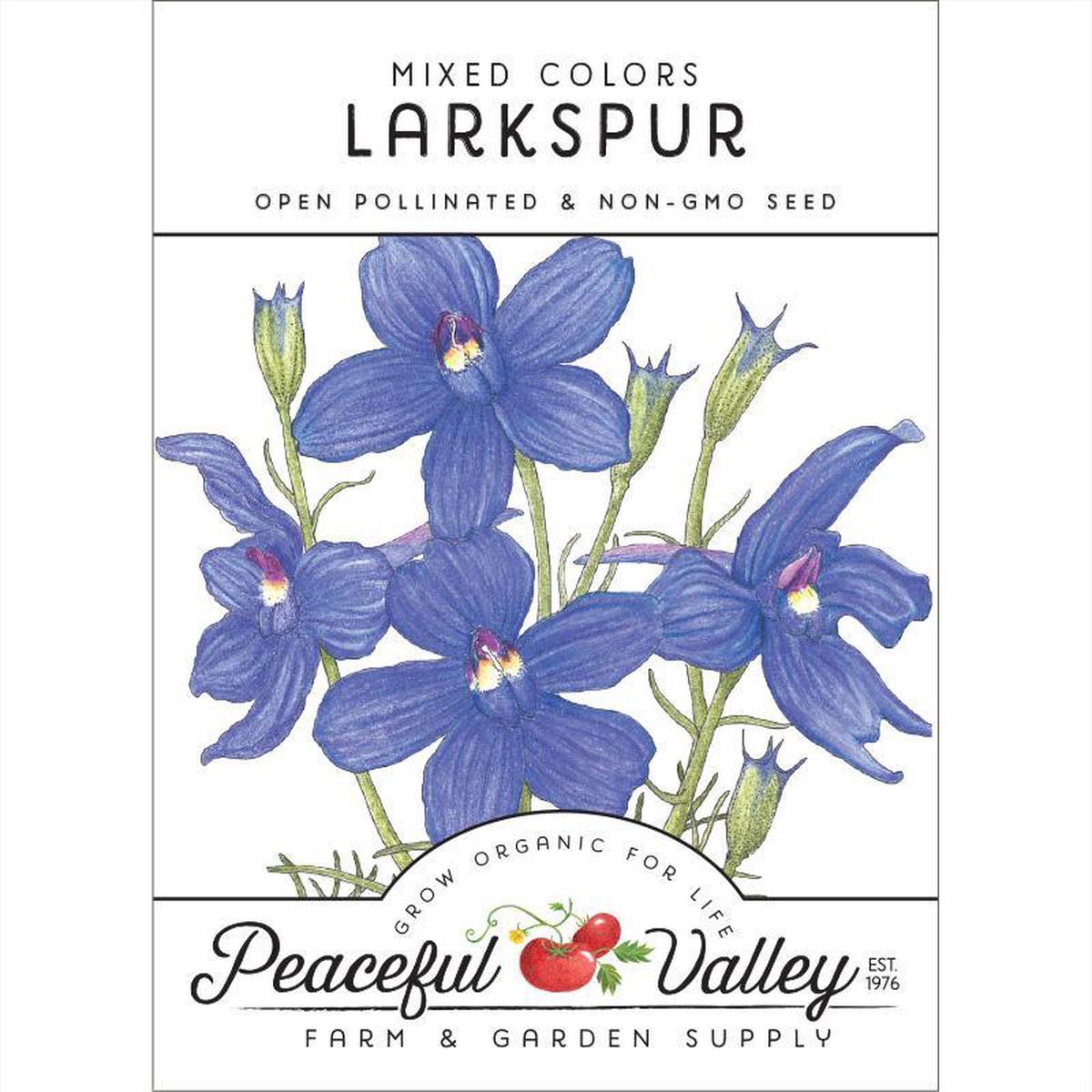 Larkspur Mixed Colors