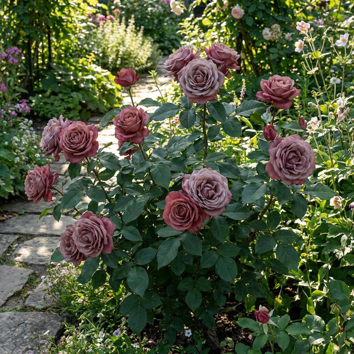Rare Gray Red Rose Seeds for Planting – Add Unique Gray and Red Roses to Your Collection