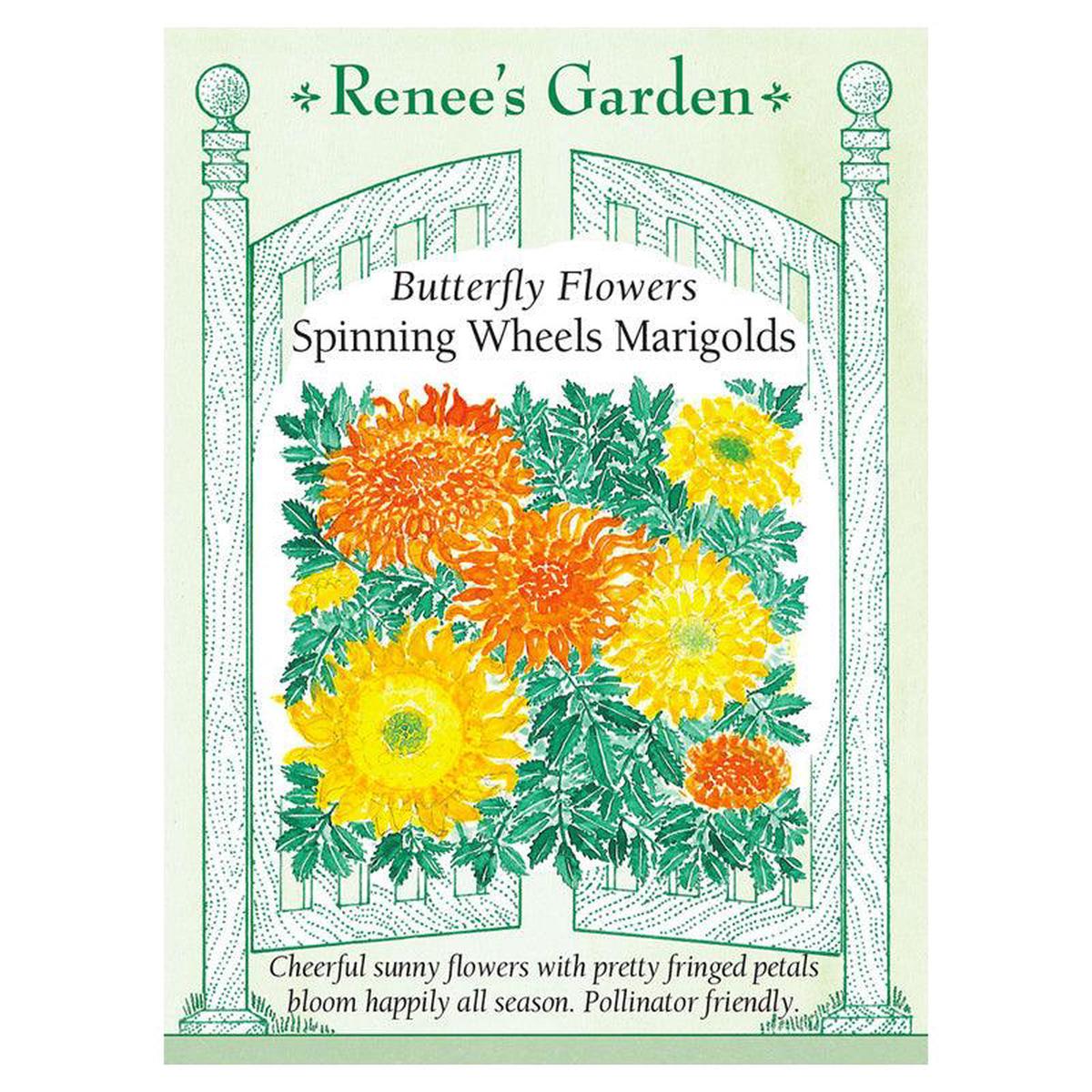 Spinning Wheels Marigold Flower Seeds