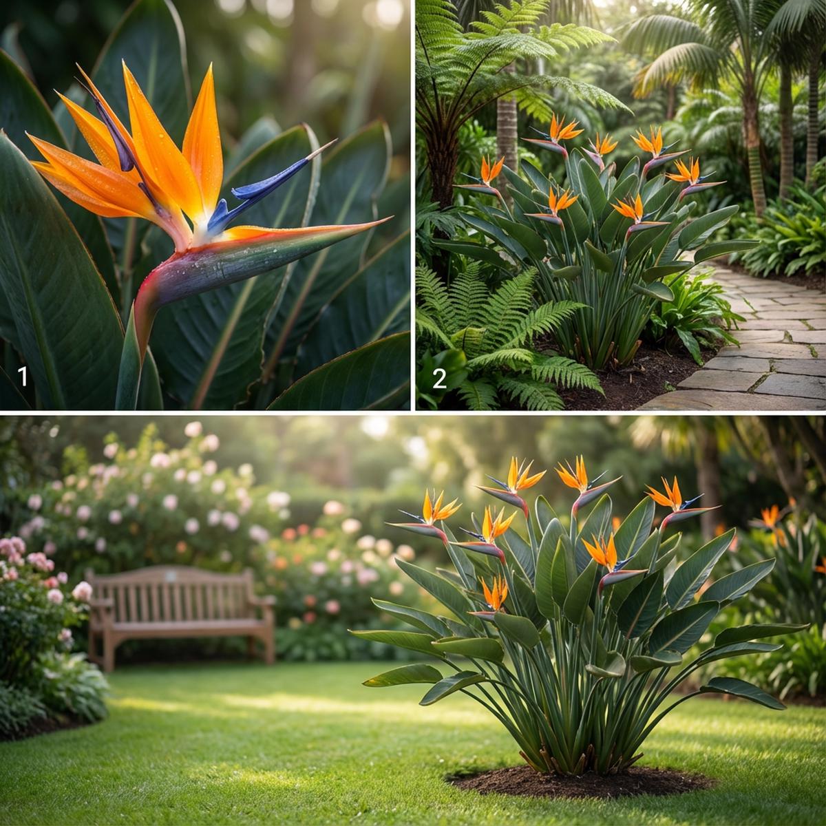 Strelitzia Flower Seeds Cream Violet Planting Exotic