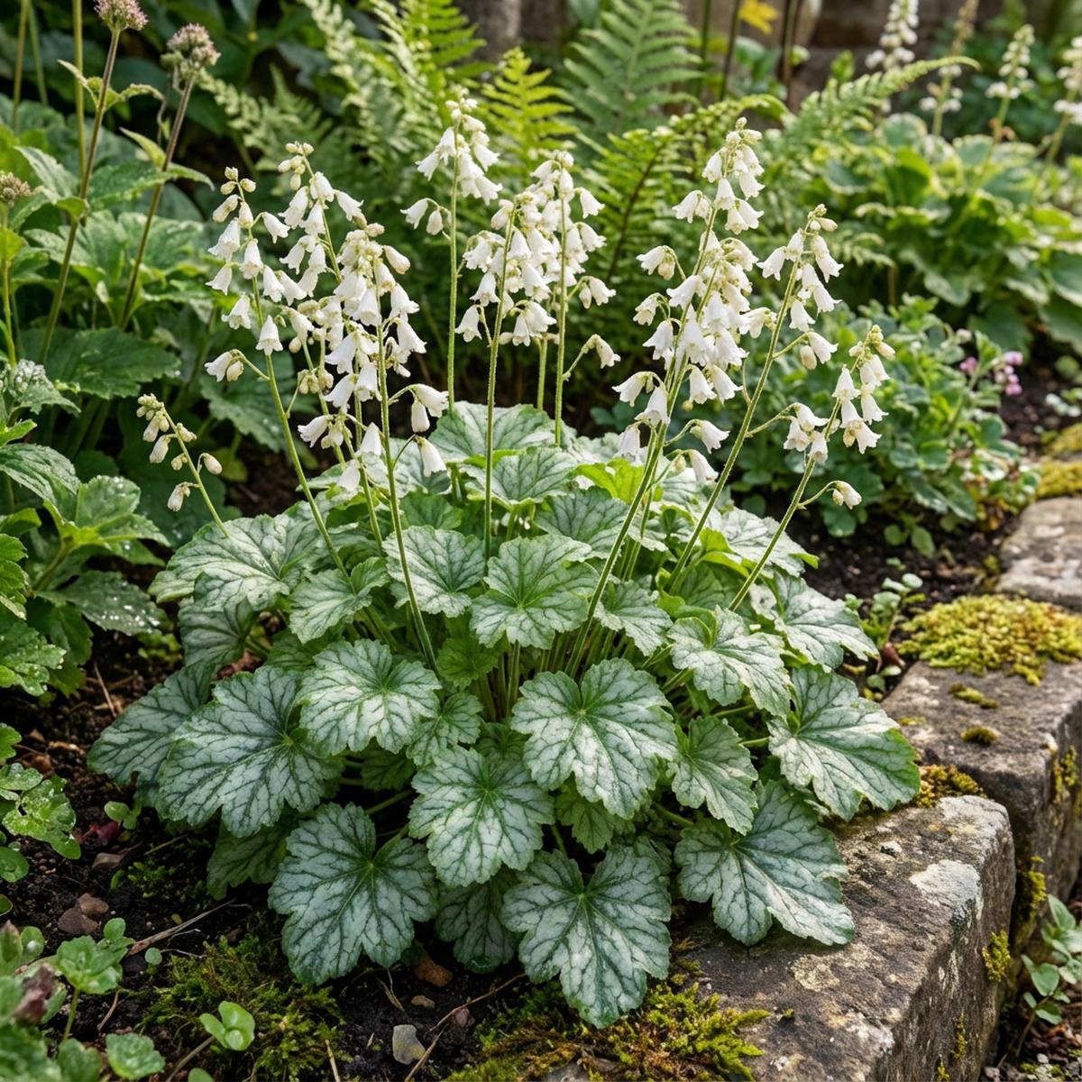 White Coral Bells Flower Seeds Planting