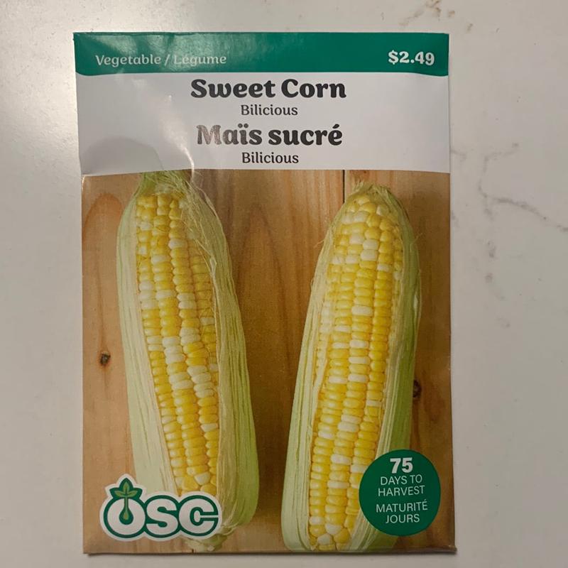 Sweet Corn Seed Packets - Bilicious