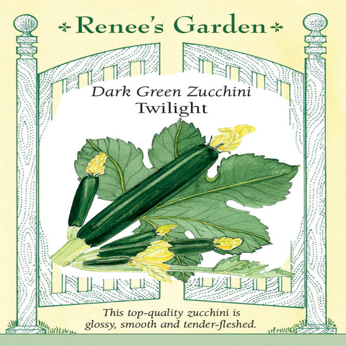 Zucchini Raven Twilight - Renee's Garden