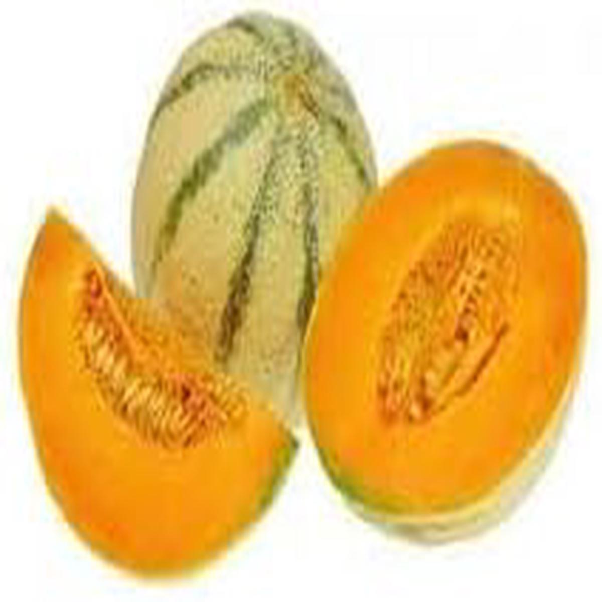 Charentais Fruit Seeds for Planting Sweet French Melons, Heirloom & Non-GMO, High Germination Seeds